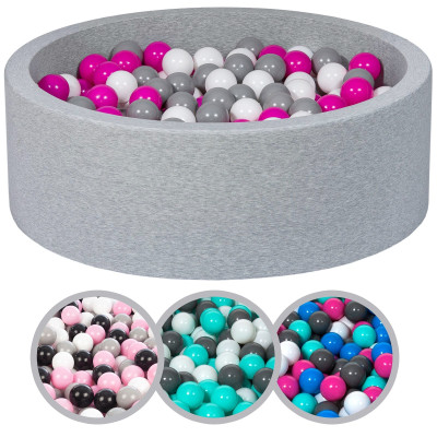 Grey ball pit + 300 balls